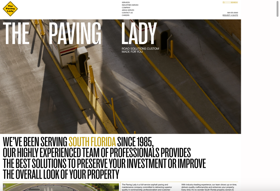 The Paving Lady is a full-service asphalt paving and maintenance company 