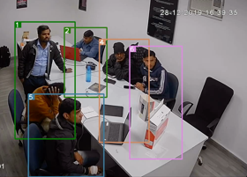 Real time multi-cam human tracking