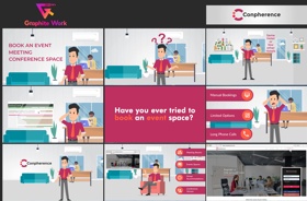 A business character is talking about his business.