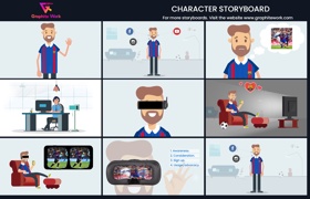 Tech storyboard design.