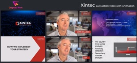 Live action animation with motion graphics