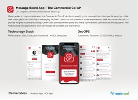 The Commercial CO-OP - Message Board APP