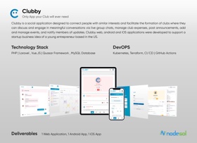 Clubby - Social Media Application