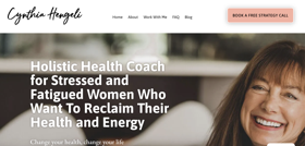 Complete sales funnel built using Storybrand for CynthiaHengeli.com