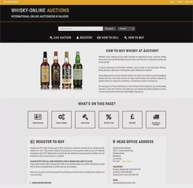 This website offers a curated selection of rare and collectible whiskies available for bidding.