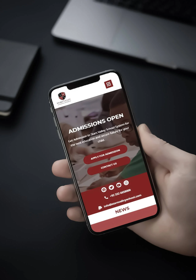 It's a local school website made in WordPress. 