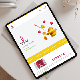 UK's sparkling drinking brand website including the e-commerce part, is responsive and attractive.