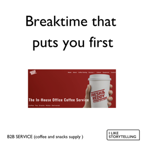 Brand Promise for a coffee delivery company 