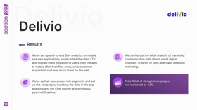 Delivio is a brand-new food-tech project for the delivery of food from restaurants and grocery stores.