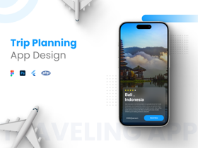 The trip planning mobile app is a productivity app we worked on for a client.