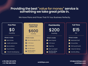 Ambit Accounting Plans & Pricing that can save you more money. 