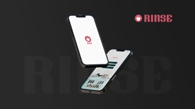 Rinse app mockup
