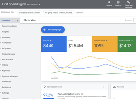 $1,500,000 spent on Google Ads this past year with 109,000 leads and sales generated. Our track record means your budget is in good hands.