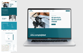 Development of a wordpress site for an ophthalmologic office, integration of an appointment booking system.