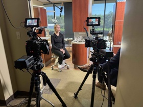 2 camera interview setup.