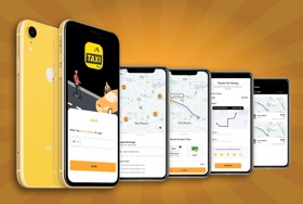 Xd design for Taxi app Like Uber