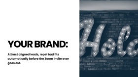 Would you like to learn how to get pre-qualified leads with less effort than whatever outreach you're doing right now?