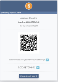Sample of QR for payment