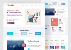 Web Design and Development for Explainer Heroes. A brand who provide animated videos.