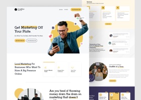 Web Design and Development for One Bite, an internet marketing firm.