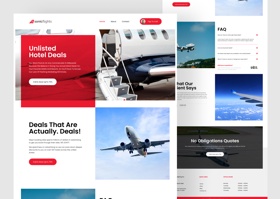 Web Design and Development for Sonic Flights.