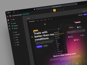 A no-code constructor should be clear and easy to grasp for people without any technical knowledge. We kept that in mind while working on this design