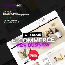 We use powerful and easy to use E-commerce tools, so you can manage your sales and products with ease, at any time and from any device.