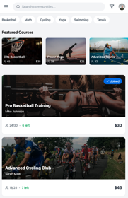Community App - Medium Tier