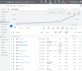 Google Ads interface