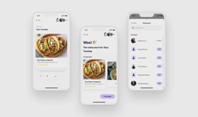 Mobile app for social planning