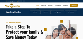 One of our client's website