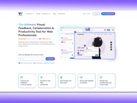 VISUAL FEEDBACK SYSTEM FOR TRUE WEB PROFESSIONALS

SEAMLESSLY SHARE VISUAL FEEDBACK, SIMPLIFY TEAM COOPERATION AND STREAMLINE PROJECTS
