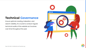 Technical governance to reduce user friction and increase crawlability