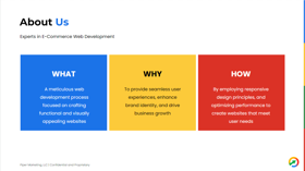 About our web development