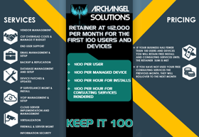 Info Page For Pricing Brochure