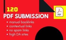 Link Building service with PDF Submission