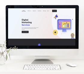 Medium sized website for a digital marketing agency.