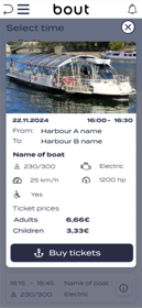 Bout Shuttle makes ticket purchasing for regular water bus routes easy. It also provides a comprehensive management system for water transport service