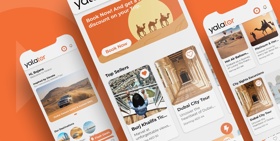AVMDEVS designed and developed Yalator app, integrating Juniper API for seamless booking, custom itineraries, and real-time update