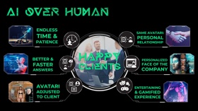 AI has endless time & patience with clients, fostering long-term relationships. It provides better, faster answers, becoming the face of your company.