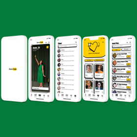 Mockups for Social Networking Flutter app development.