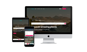 Travel Agency website-https://amazzzing.com/