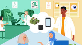 Illustration for Ocuwell animation