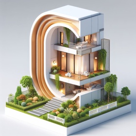 Aararu's Alphabet C Style Architecture 