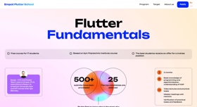 Empat School – complex custom solution for programming school website.