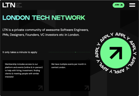 London Tech Network – one-time project for private community from UK.