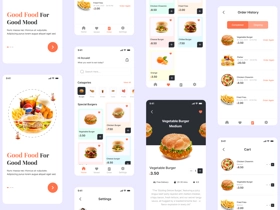 Food Delivery App UI: From personalized recommendations to real-time tracking, every touchpoint is designed for delightful dining experiences.