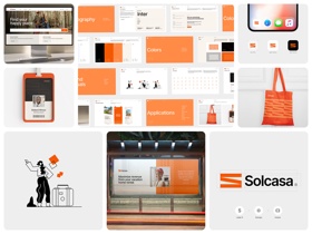 Brand Identity Design for Solcasa — US-based company focused on maximizing the revenue of vacation rental home owners.
