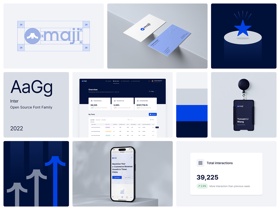 Brand Identity Design for Maji — SaaS product, focusing on growing the revenue of e-Commerce brands by leveraging generative AI and machine learning.