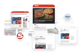 PR campaign for Domino's Pizza